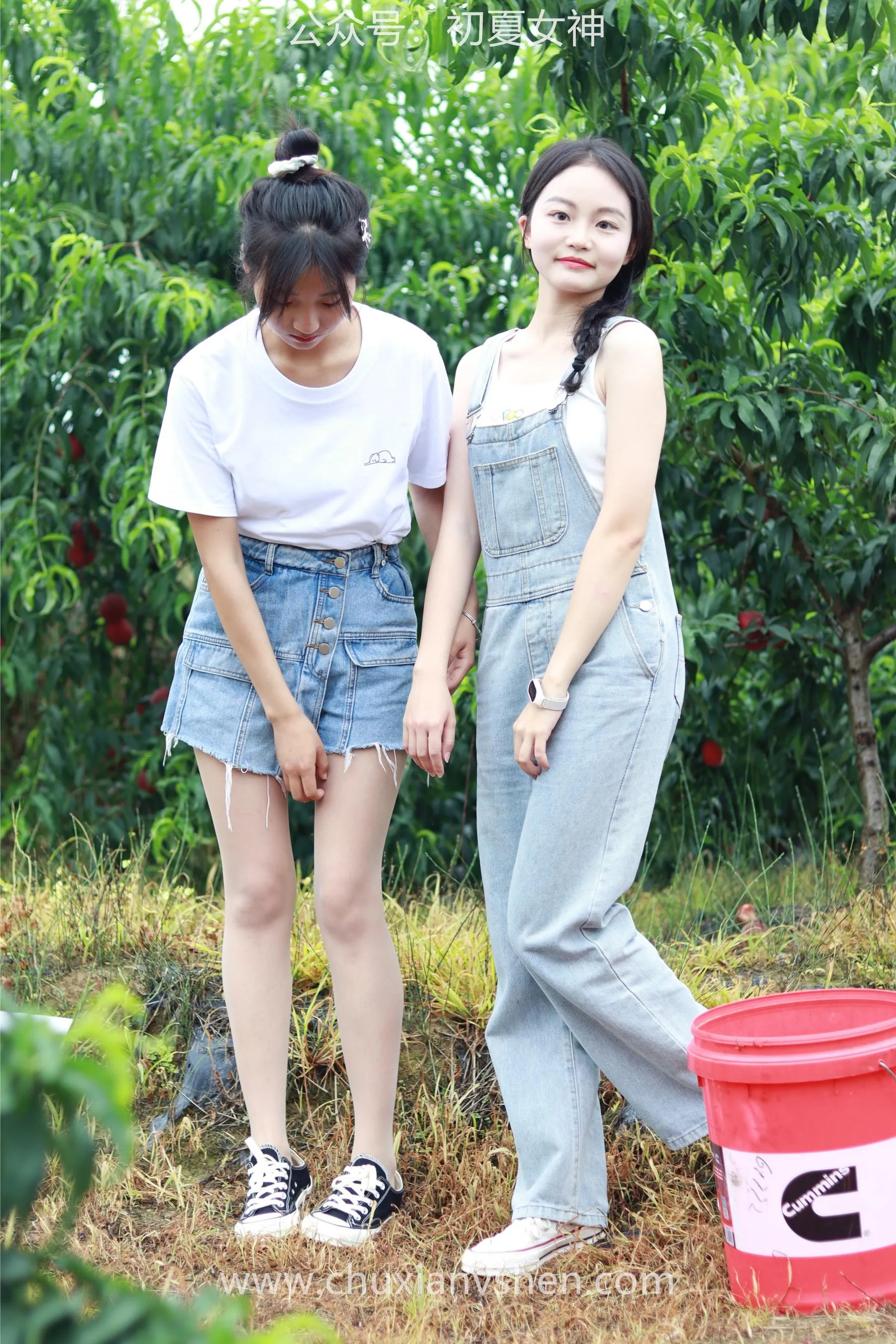 初夏女神 NO.055 双双点点 桃园姐妹 [172P]插图4